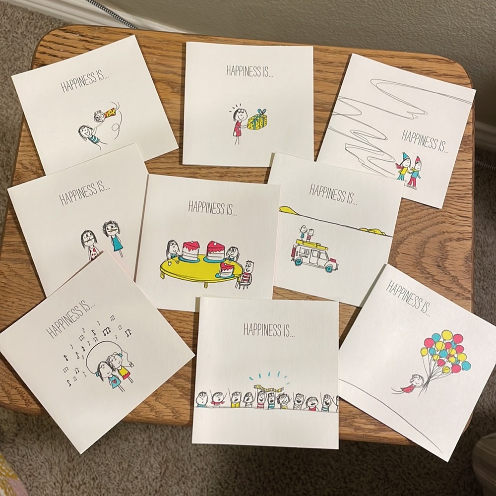 Happiness Assorted Notecards - Picture 2 of 4